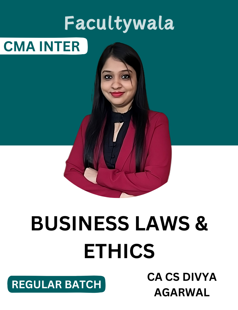 CMA Inter Business Law & Ethics Regular Batch by CA CS Divya Agarwal